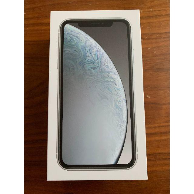 値下げ】 Apple - ☆新品 iPhone XR 128GB White 白 ホワイト SIM