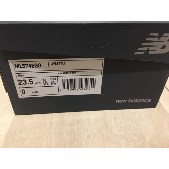 スニーカー New ML 574 EGG 23.5cm グレーの通販 by 海's shop
