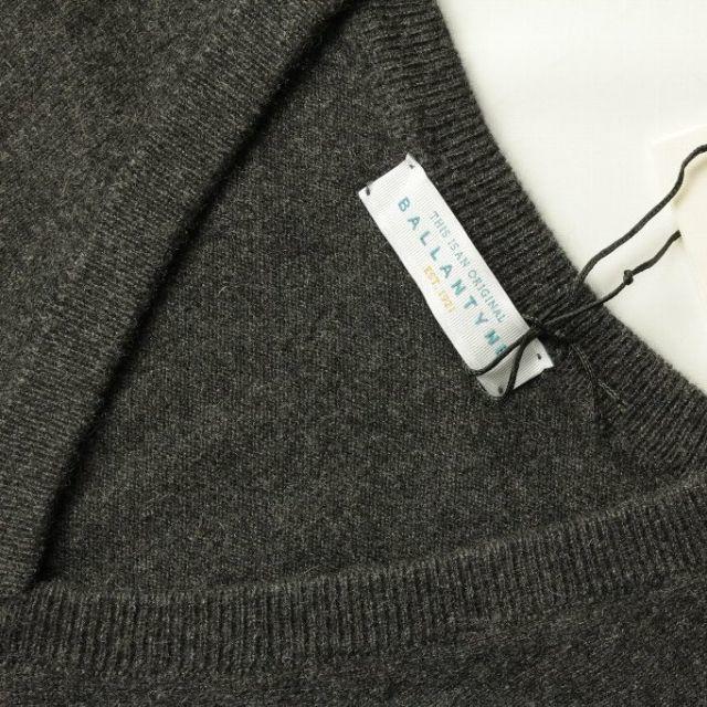 BALLANTYNE CASHMERE - バランタイン 逸品2PLYカシミアVネックニット