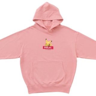 MILKFED パーカー ポケモンバンドフェス ピカチュウ PINK