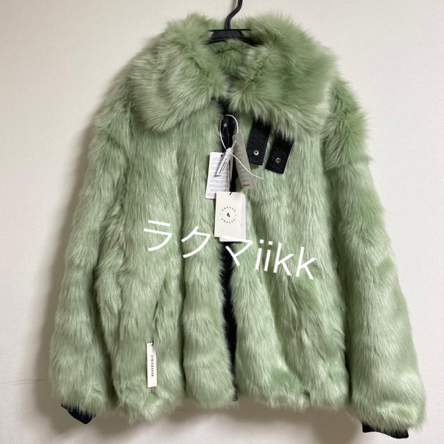 NIKE(ナイキ)のXL 新品 NIKE AMBUSH FUR COAT アンブッシュ ファーコート レディースのジャケット/アウター(毛皮/ファーコート)の商品写真