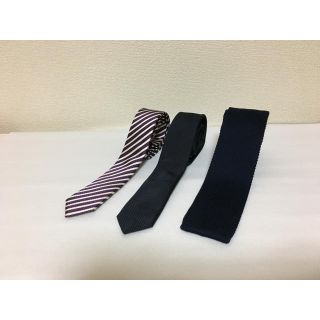 ザラ(ZARA)のZARA ネクタイ 3本 未使用品(ネクタイ)