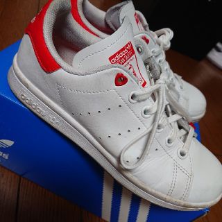 アディダス(adidas)のadidas stan smith レッド ♥️ 22cm 箱なし(スニーカー)