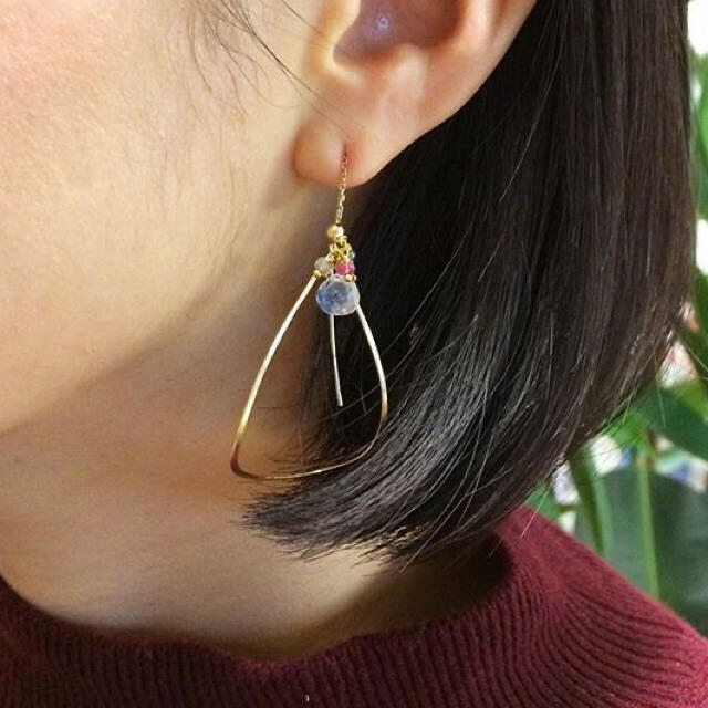 アガット アメリカンピアス モビールピアス k10-