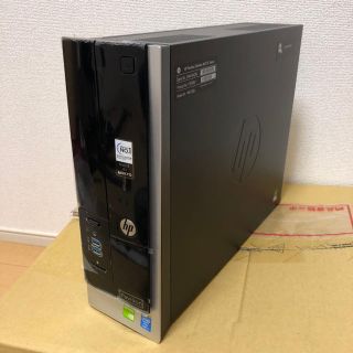 ヒューレットパッカード(HP)の【美品】HP pavilion slimline 400-220 jp (デスクトップ型PC)