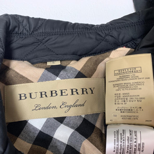 BURBERRY(バーバリー)の極美品　BURBERRY　ENGLAND　キルティングコート　ジャパン国内正規 レディースのジャケット/アウター(その他)の商品写真