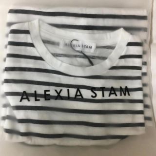 アリシアスタン(ALEXIA STAM)のALEXIASTAM 2017SS ボーダー　Tシャツ(Tシャツ(半袖/袖なし))