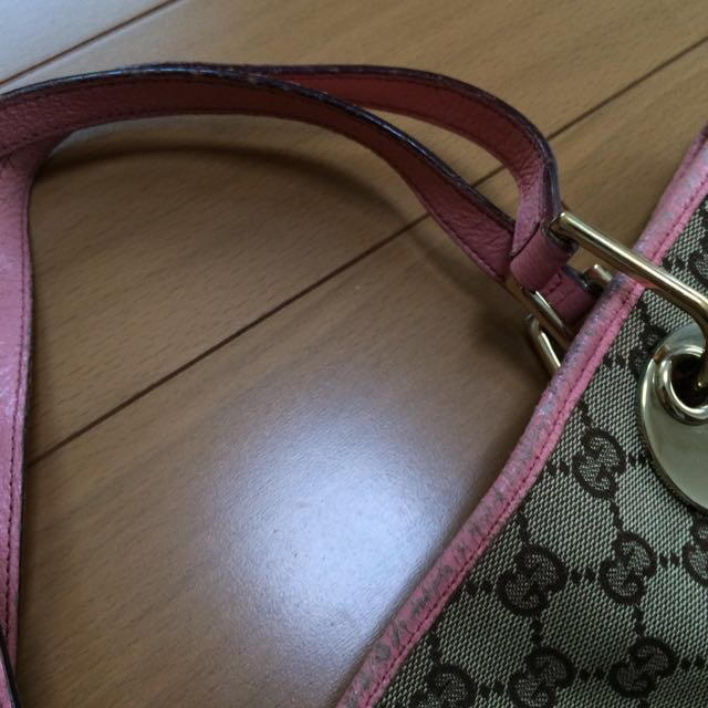 Gucci(グッチ)のGUCCI  バッグ ピンク メンズのバッグ(トートバッグ)の商品写真