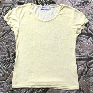 ジルスチュアート(JILLSTUART)の美品☆ジルスチュアート♪優しいイエローのTシャツ(Tシャツ(半袖/袖なし))