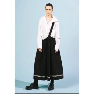 ヨウジヤマモト(Yohji Yamamoto)の11/15まで期間限定値下げ未使用　17aw Y's セーラー吊りスカート(ロングスカート)