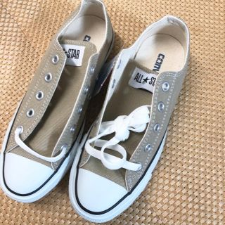 コンバース(CONVERSE)のコンバース　ローカット　ベージュ(スニーカー)