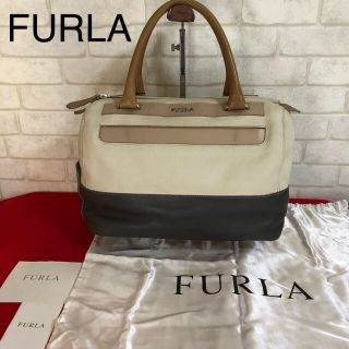 フルラ(Furla)のフルラ FURLA ハンドバッグ レザー バイカラー(ハンドバッグ)