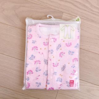 ユニクロ(UNIQLO)のユニクロ キルトカバーオール 60 女の子 新品 (カバーオール)