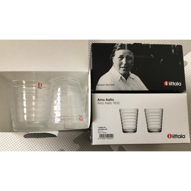 iittala(イッタラ)のイッタラ　グラス　4個セット インテリア/住まい/日用品のキッチン/食器(グラス/カップ)の商品写真