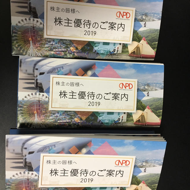 日本駐車場開発 株主優待 3冊 匿名配送チケット