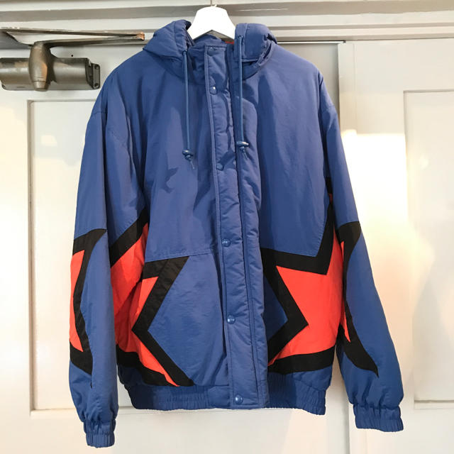 Supreme stars puffy jacket L Blue