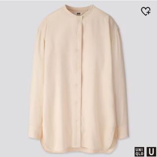 ユニクロ(UNIQLO)のドレープツイルスタンドカラーシャツ　UNIQLO(シャツ/ブラウス(長袖/七分))