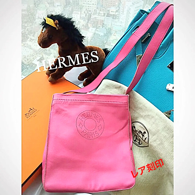 確実正規品　レア刻印　HERMES エルメス   クルードセル 斜めがけ