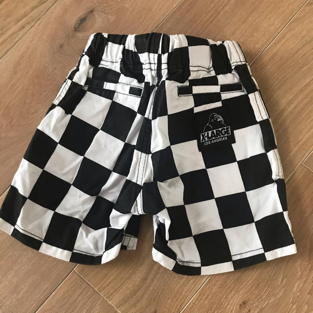 XLARGE - X-LARGE KIDS チェッカー ショートパンツ 80㎝の通販 by