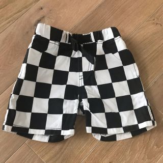 エクストララージ(XLARGE)のX-LARGE KIDS チェッカー　ショートパンツ　80㎝(パンツ/スパッツ)