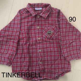 ティンカーベル(TINKERBELL)の90 TINKERBELL チェックシャツ ブラウス(Tシャツ/カットソー)