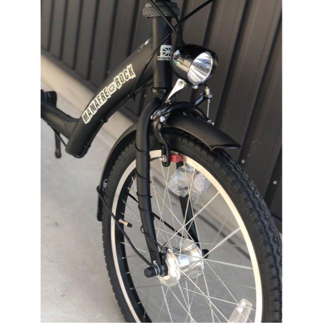 【新車】BAA認定3人乗り対応 子供乗せ 自転車 ママフレロック206 ブラック スポーツ/アウトドアの自転車(自転車本体)の商品写真