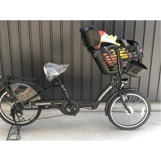 【新車】BAA認定3人乗り対応 子供乗せ 自転車 ママフレロック206 ブラック(自転車本体)