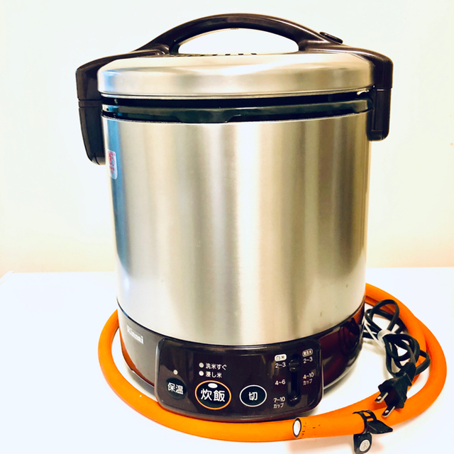 ガス炊飯器 LPG用 一升炊き ジャー機能付 リンナイ - 炊飯器