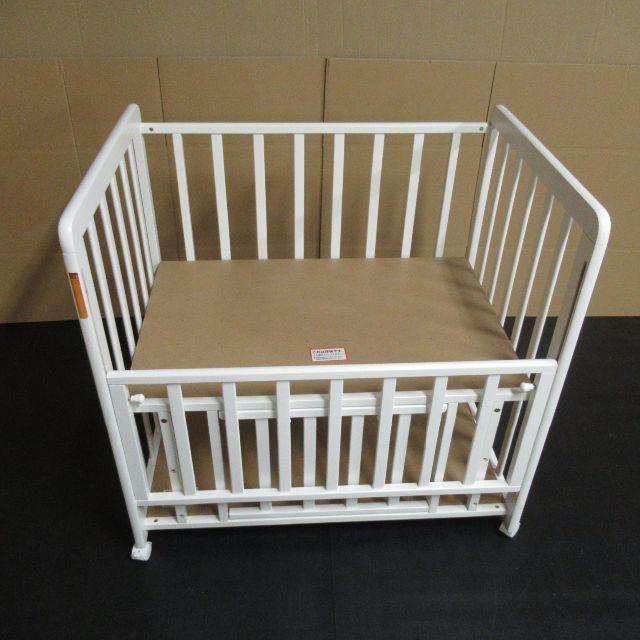 美品♪ ヤトミ ハピネス ミニベッド ホワイト♪