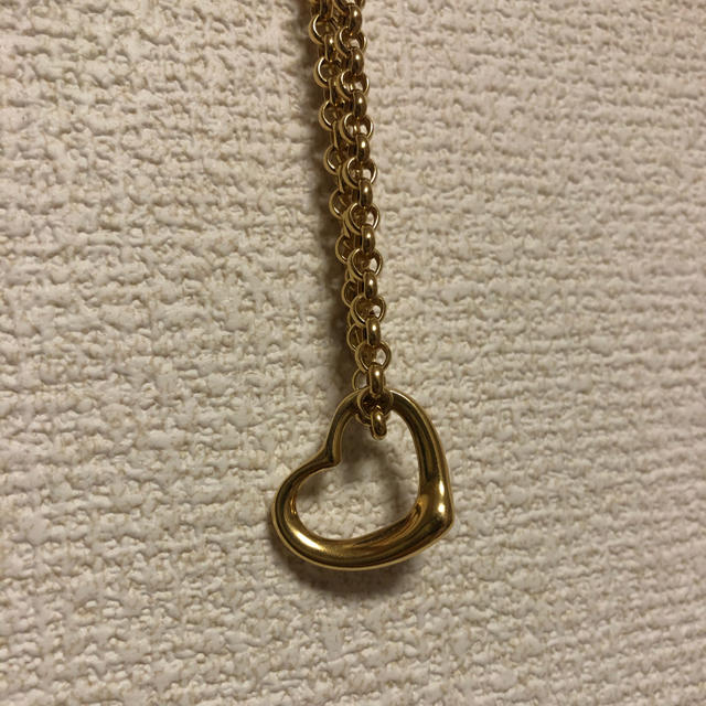 ネックレス【Tiffany& Co.】オープンハートネックレス ゴールド