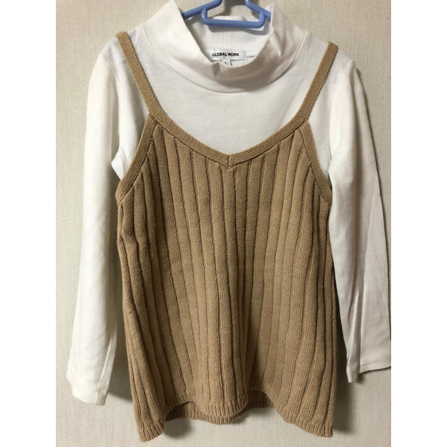 GLOBAL WORK(グローバルワーク)のマサトキさん様専用＊カットソー2点セット キッズ/ベビー/マタニティのキッズ服女の子用(90cm~)(Tシャツ/カットソー)の商品写真