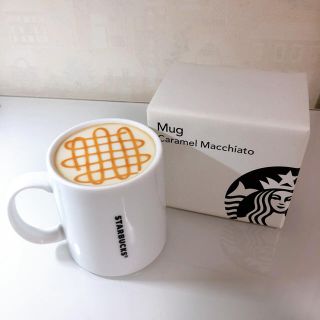 スターバックスコーヒー(Starbucks Coffee)の【新品未使用】スタバ キャラメルマキアート  マグカップ(マグカップ)