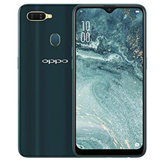 ANDROID(アンドロイド)のOPPO AX7 ブルー スマホ/家電/カメラのスマートフォン/携帯電話(スマートフォン本体)の商品写真