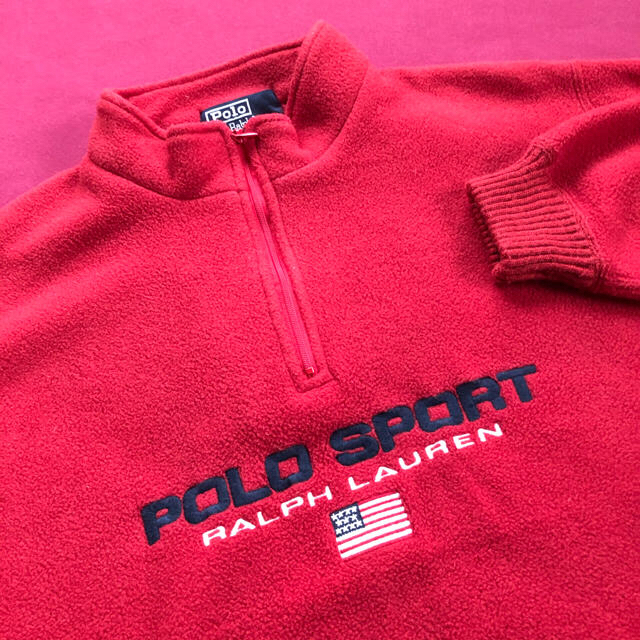 POLO RALPH LAUREN(ポロラルフローレン)の90s POLOSPORT ハーフジップ フリース ポロスポーツ ラルフ レトロ レディースのトップス(その他)の商品写真