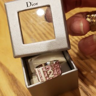 クリスチャンディオール(Christian Dior)のクリスチャンディオール　リング　ピンク(リング(指輪))