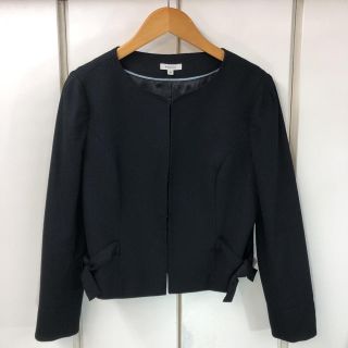 トッカ(TOCCA)の美品！TOCCA 17AW サイドリボン SHELL ジャケット(0)(ノーカラージャケット)