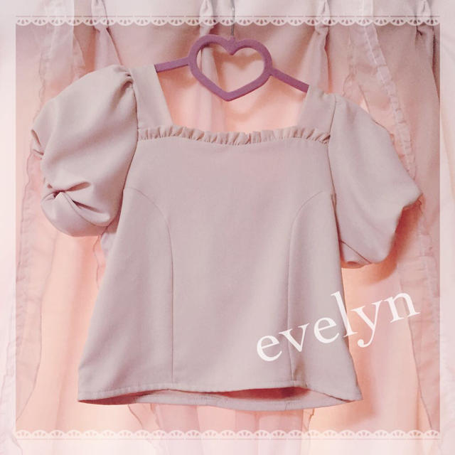 evelyn(エブリン)のevelyn ♡ トップス レディースのトップス(カットソー(半袖/袖なし))の商品写真