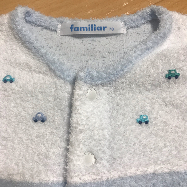 familiar(ファミリア)の値下げ☆新品☆ファミリア familiar カバーオール 70 キッズ/ベビー/マタニティのベビー服(~85cm)(カバーオール)の商品写真