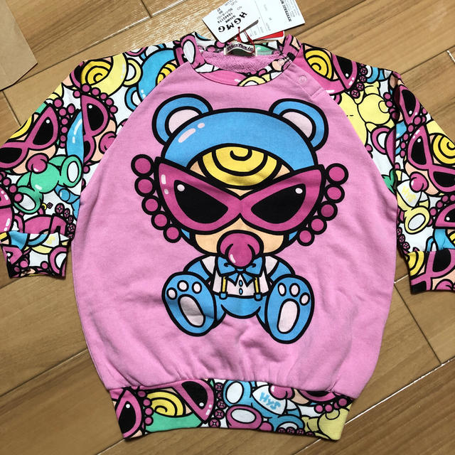 (お得な特別割引価格) HYSTERIC MINI - ラグラン Tシャツ/カットソー (お得な特別割引価格) HYSTERIC MINI - ラグラン Tシャツ/カットソー