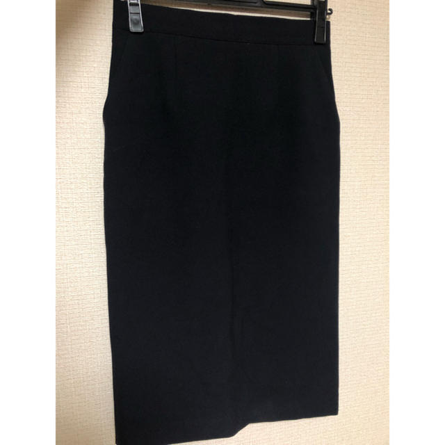 PLST(プラステ)のPLST 黒 タイトスカート ウォームリザーブ レディースのスカート(ひざ丈スカート)の商品写真