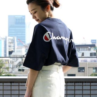 チャンピオン(Champion)のChampion 別注 Tシャツ ネイビー(Tシャツ(半袖/袖なし))