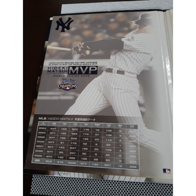 新品❗ヤンキース松井秀喜選手ワールドシリーズMVP記念フレーム 新品❗ヤンキース松井秀喜選手ワールドシリーズMVP記念フレーム