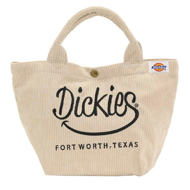 Dickies(ディッキーズ)の最後の1個です☆Dickies ミニサイズのコーデュロイ トートバック☆BE レディースのバッグ(トートバッグ)の商品写真