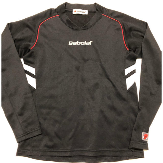 Babolat(バボラ)のバボラ 黒ロングTシャツ テニス スポーツ/アウトドアのテニス(ウェア)の商品写真