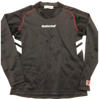 バボラ(Babolat)のバボラ 黒ロングTシャツ テニス(ウェア)