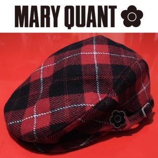 マリークワント(MARY QUANT)のMARY QUANT ギンガムチェック マリークワント ハンチング帽 帽子(ハンチング/ベレー帽)