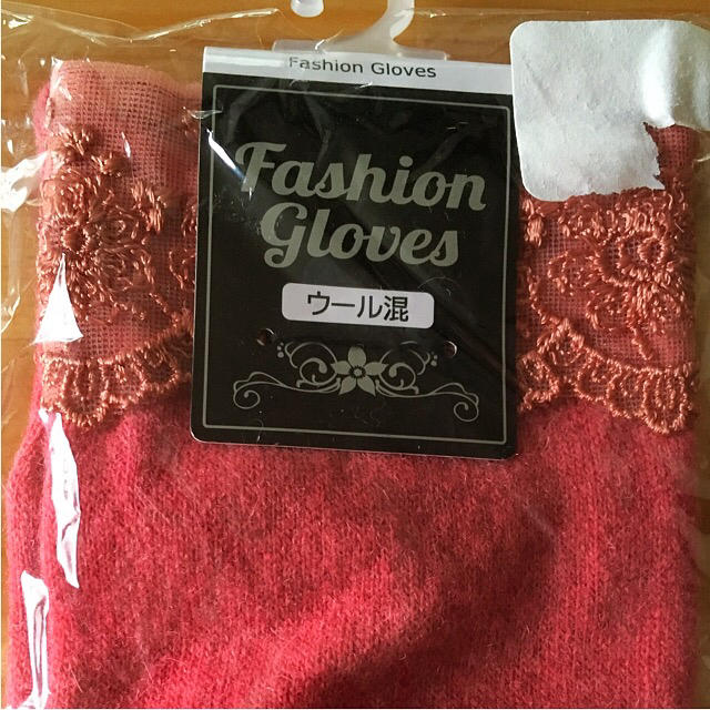 手袋 赤 レース 新品 レディースのファッション小物(手袋)の商品写真