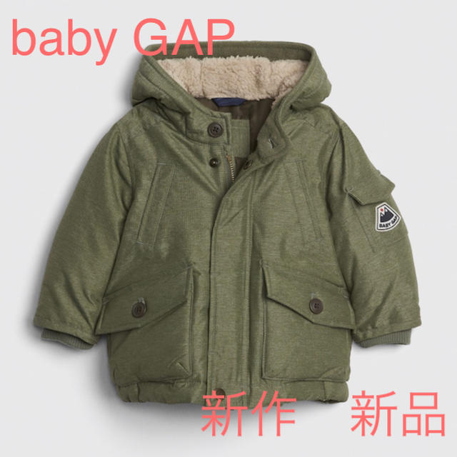 babyGAP(ベビーギャップ)の新品　baby GAP ベビーギャップ   コート　モッズコート　パーカー キッズ/ベビー/マタニティのキッズ服男の子用(90cm~)(コート)の商品写真