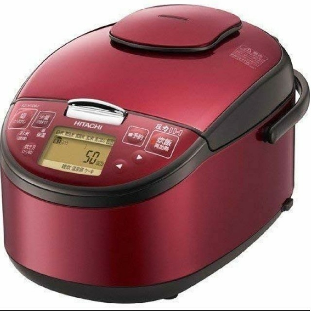 【新品】圧力 IH炊飯器 5.5合炊き レッド　RZ-H10BJ Rスマホ/家電/カメラ