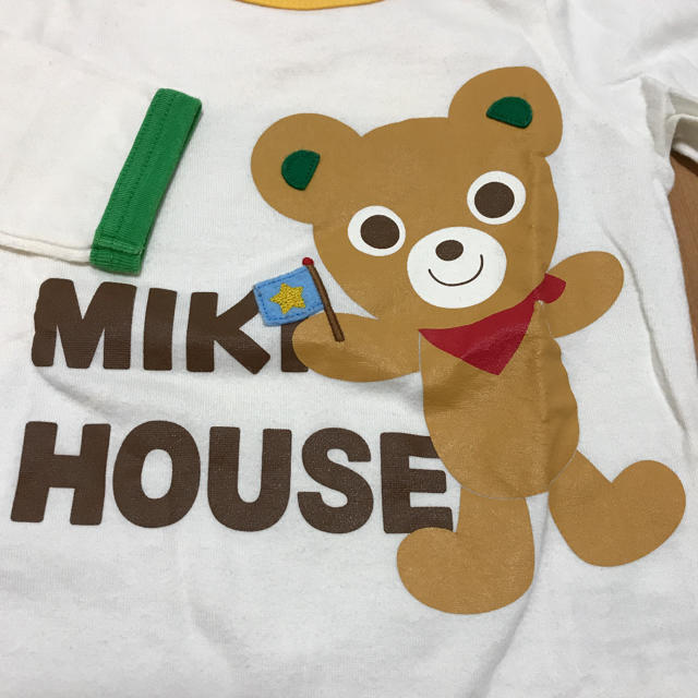 mikihouse(ミキハウス)のミキハウス ベスト 長袖シャツ 80 キッズ/ベビー/マタニティのベビー服(~85cm)(シャツ/カットソー)の商品写真